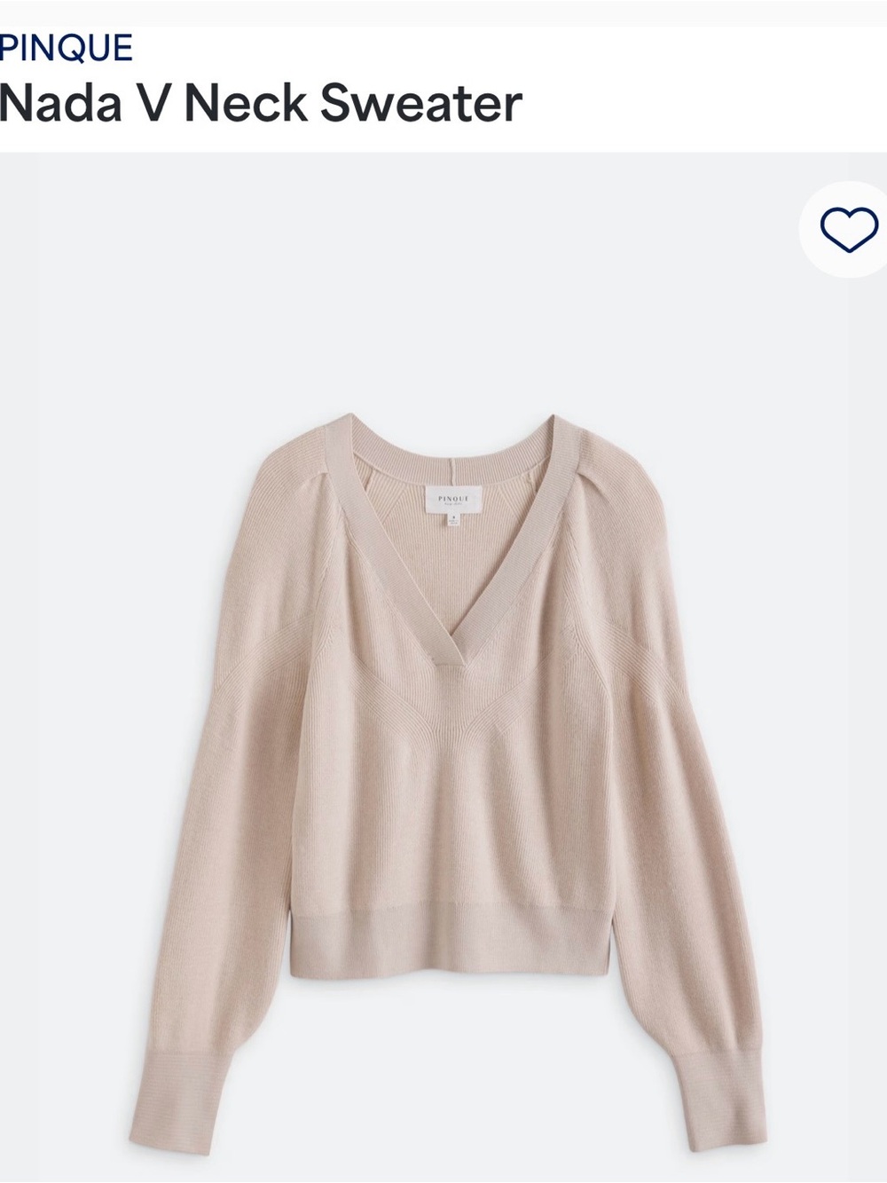 V-Neck Sweater in Taupe Neutral